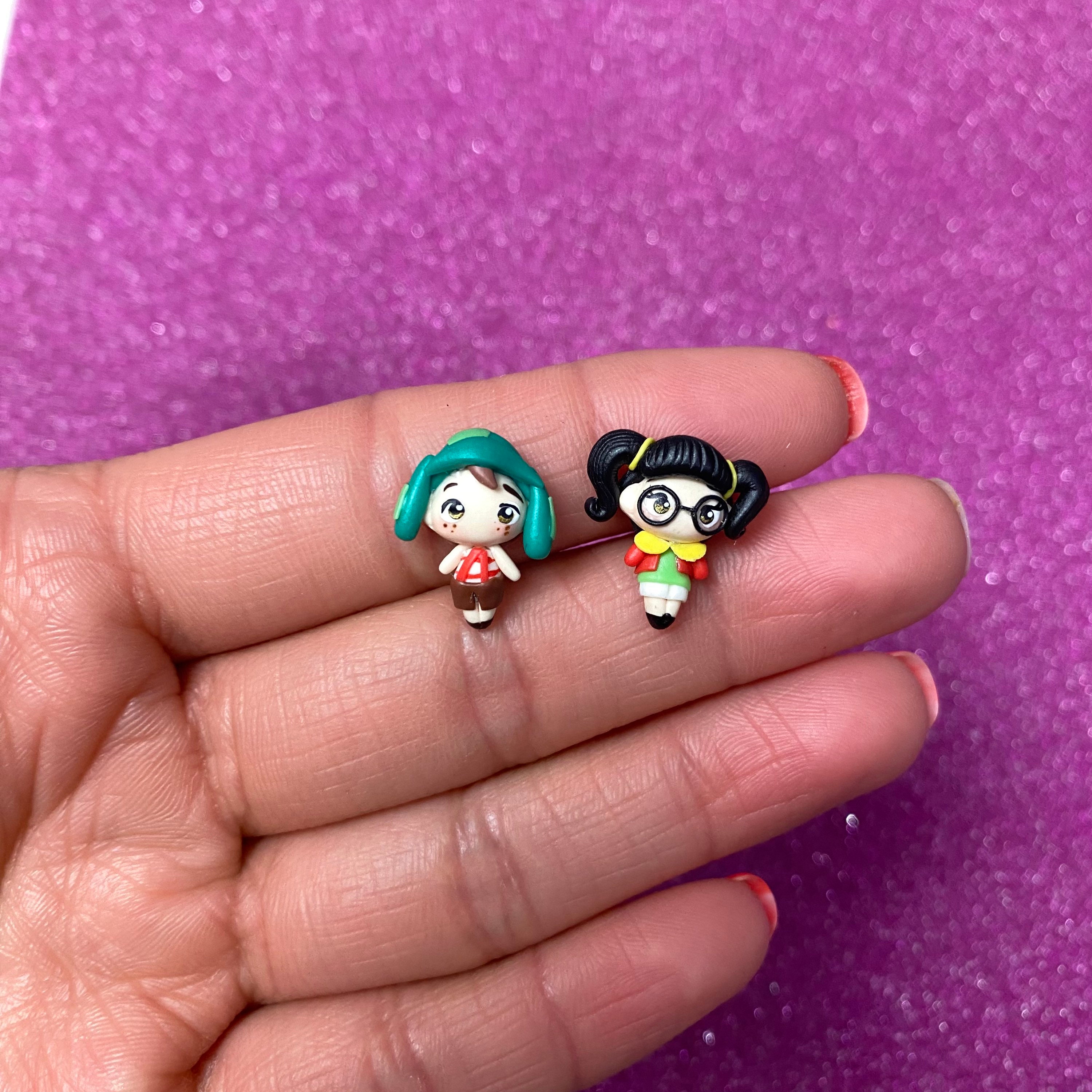 TINY, Chavo 8, Mexican, Chilindrina, Bow Clay Center, Clay