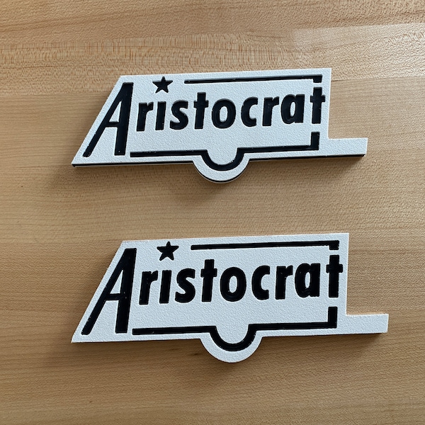 Aristocrat Trailer Emblems - Etsy
