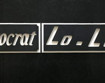 Vintage Aristocrat Trailer Lo-Liner Emblem (Professionally Replicated)