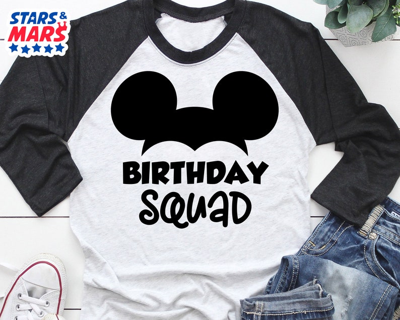 Download Birthday Squad Svg Boy Birthday Squad Shirt Svg Mickey ...