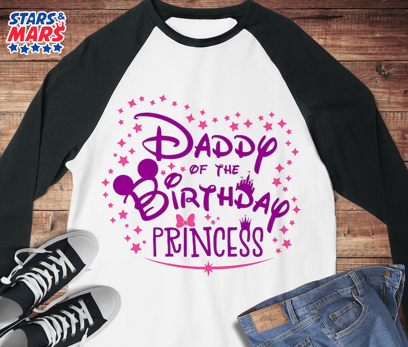 Download Daddy Of The Birthday Princess Svg Father Of Birthday Girl | Etsy