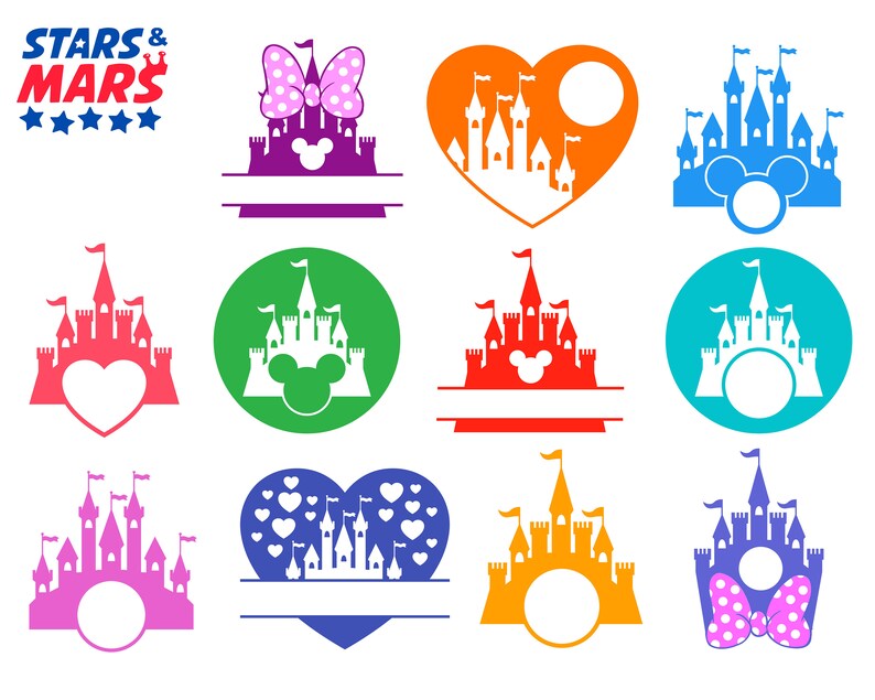 Download Disney Castle Svg Disney Monogram Svg Disney Name Border ...