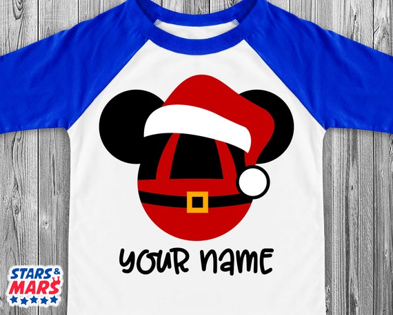 Download Free Mickey Santa Svg Baby Christmas Shirt Svg File Boy Etsy SVG DXF Cut File