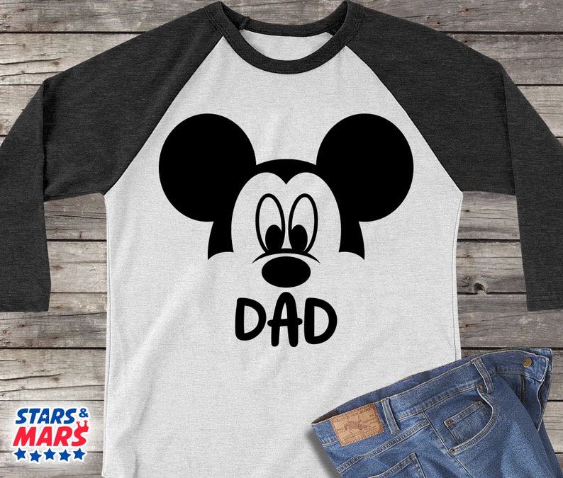 Download Mickey Dad Svg Mickey Mouse Daddy Shirt Svg Cut File | Etsy