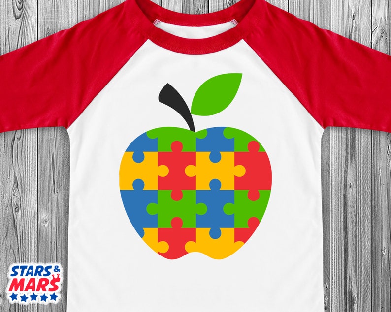 Download AUTISM SVG Autism Puzzle Apple Svg Cut File Autism Shirt ...