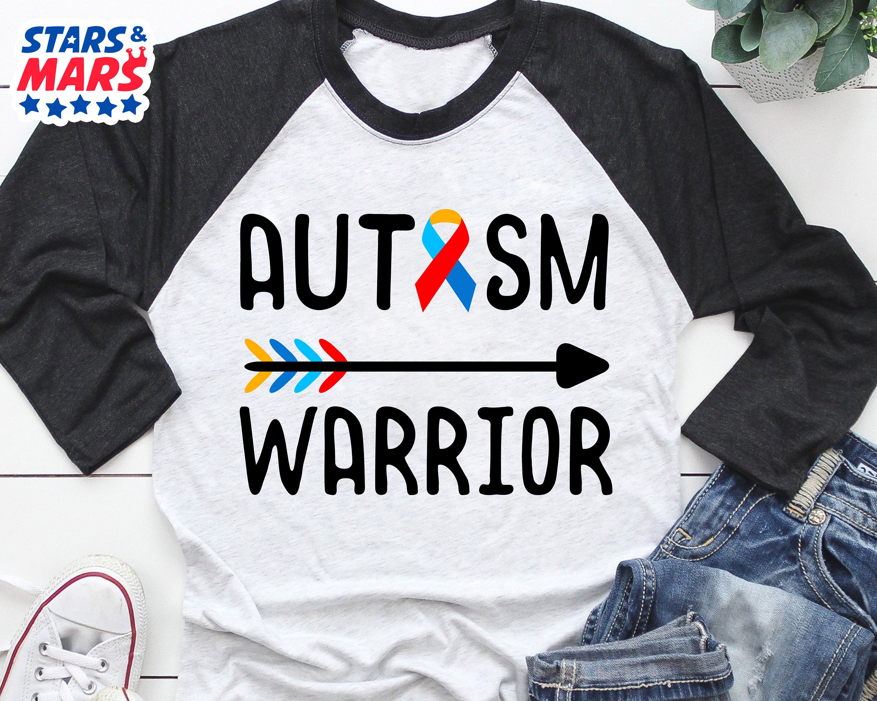 Download Autism Warrior Svg Autism Shirt Svg Cut File Autism ...