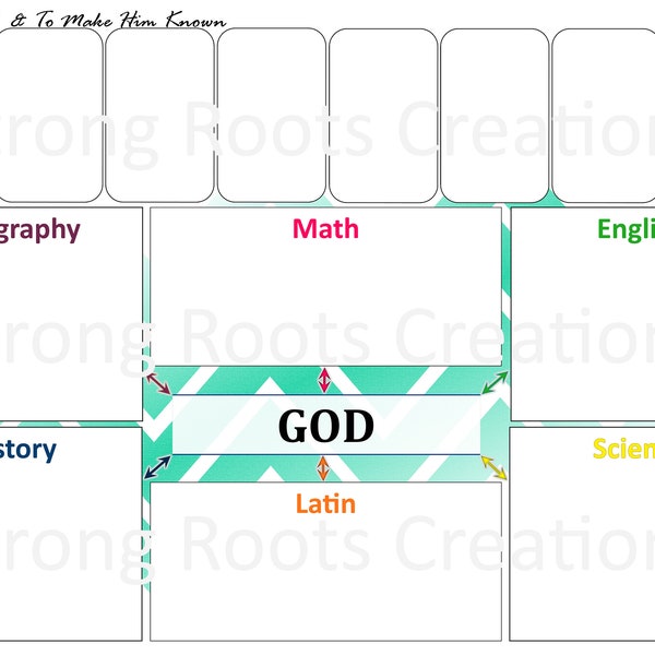 Tutor Board for New Grammar with Timeline in Teal