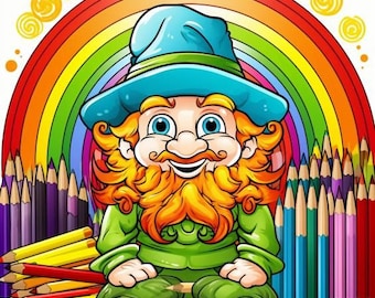 20 St. Patrick's Day Coloring Pages, Printable Coloring Pages, St. Patrick's Day Party Activity, St. Patrick's Day printable, Kids Coloring