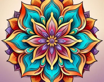 20 Printable Mandala Coloring Book for Adults, Digital Download, Printable Coloring pages, Mandala coloring Pages, PNG and PDF Files