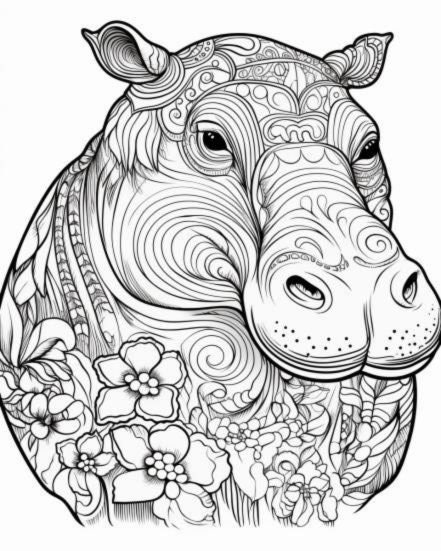 25 Wild Safari Animals Coloring Pages Printable, Safari Coloring Pages
