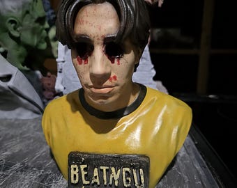 Jeepers Creepers Justin Long Bust: Horror Movie Memorabilia Display Prop