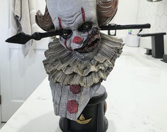 Pennywise Head Bust IT Movie Horror Movie Memorabilia Figurine Display Movie...