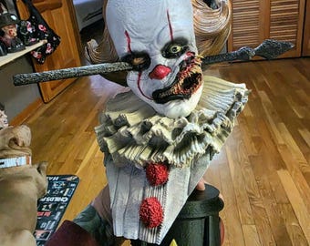 Pennywise head bust IT movie memorabilia