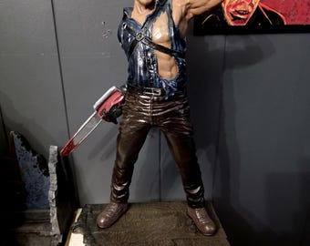 Ash Williams Evil Dead figurine diorama bust display horror movie memorabilia collectible
