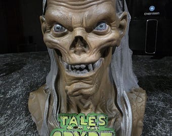 Tales of the Crypt the crypt keeper bust horror movie memorabilia figurine. Horror movie prop display statue