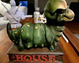 House Movie Caterpillar Dog Horror Movie Memorabilia Figurine Bust Movie Prop...