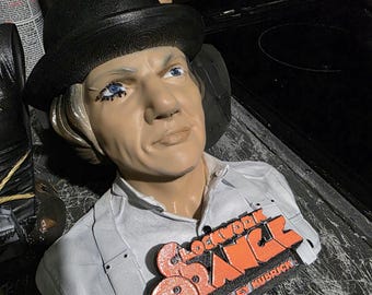 A Clockwork Orange Alex DeLarge Bust: Malcolm McDowell Cult Classic Movie Memorabilia