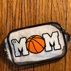 Basketball MOM cosmetic bag/travel bag