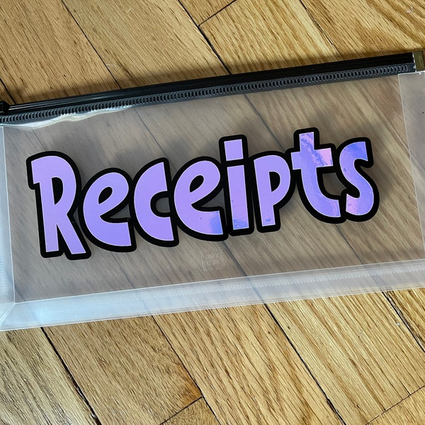 Receipt holder