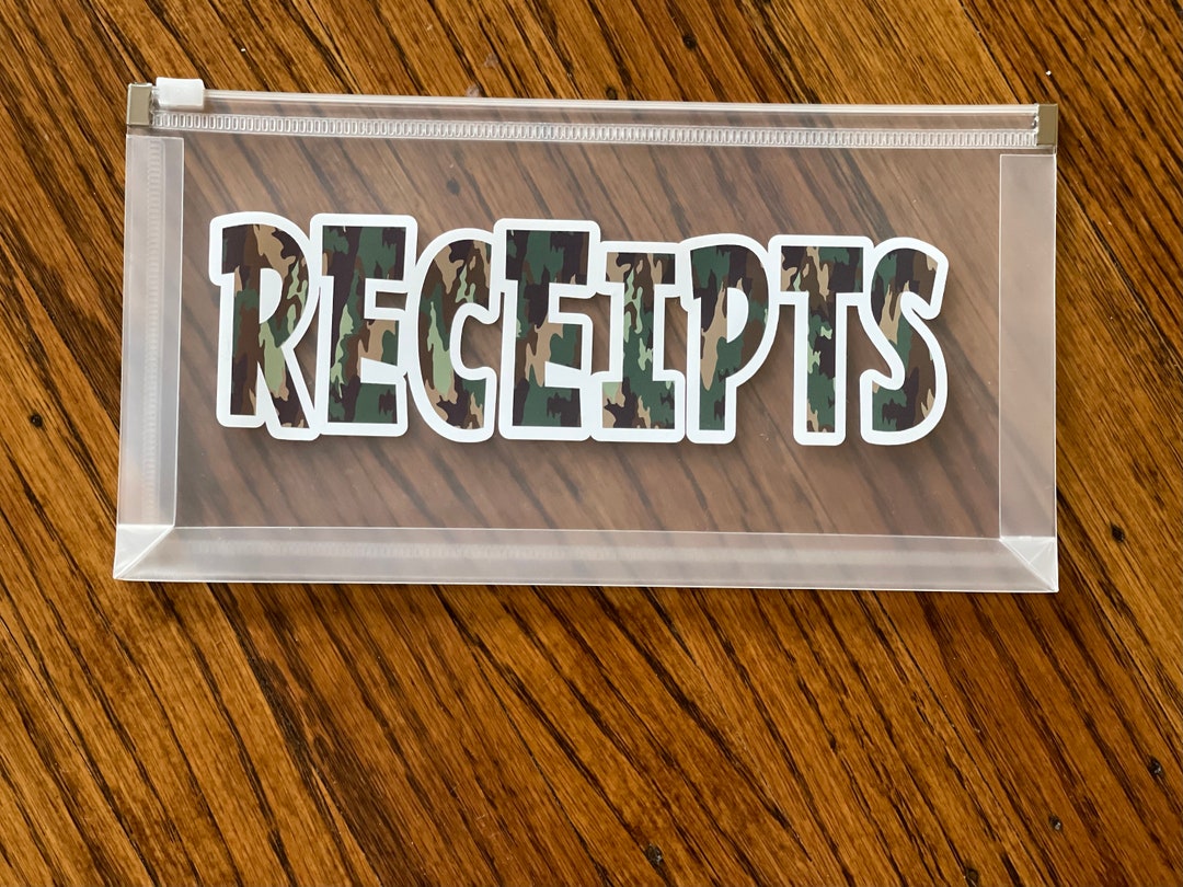 Receipt Holder/receipt Organizer/receipt Envelope Etsy