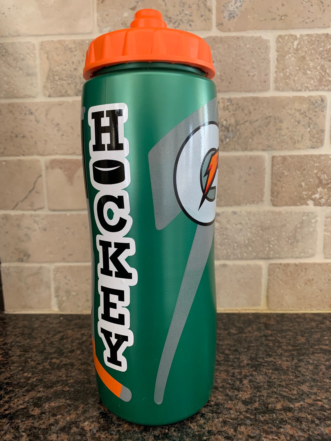 Personalized Water Bottle Hockey Water Bottle Personalized Etsy