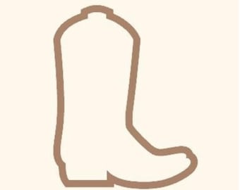 Cowboy Cowgirl Boot Cookie Cutter