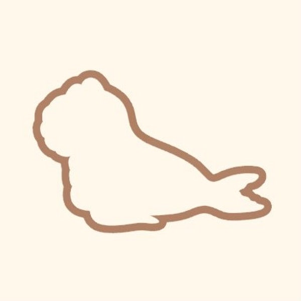 Elephant Seal Cookie Cutter