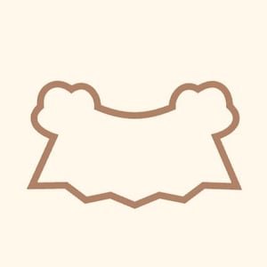 Long Flag Banner Cookie Cutter