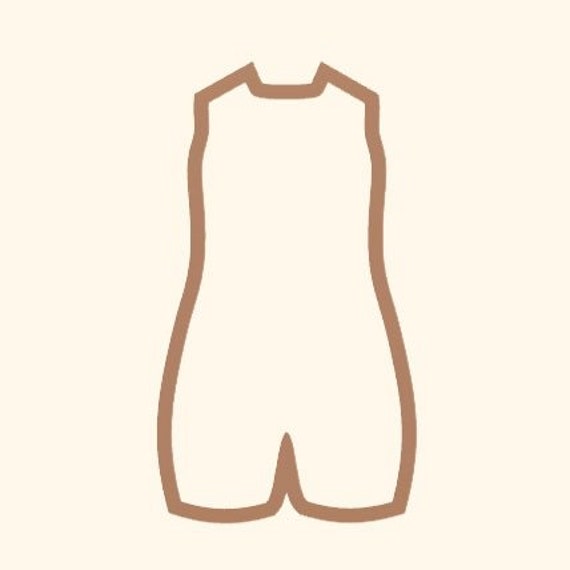 Wrestling Suit Singlet Cookie Cutter Etsy