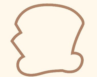 Mad Hatter Hat Cookie Cutter