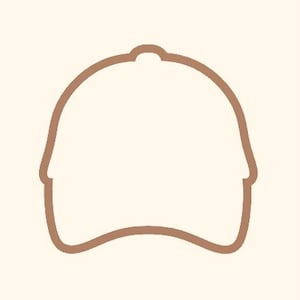Baseball Cap Cookie Cutter