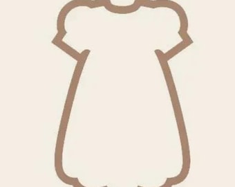 Baby Dress Cookie Cutter