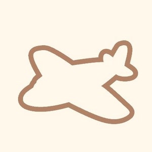 Air Plane Cookie Cutter