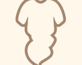 Knotted Footie Pajama Cookie Cutter