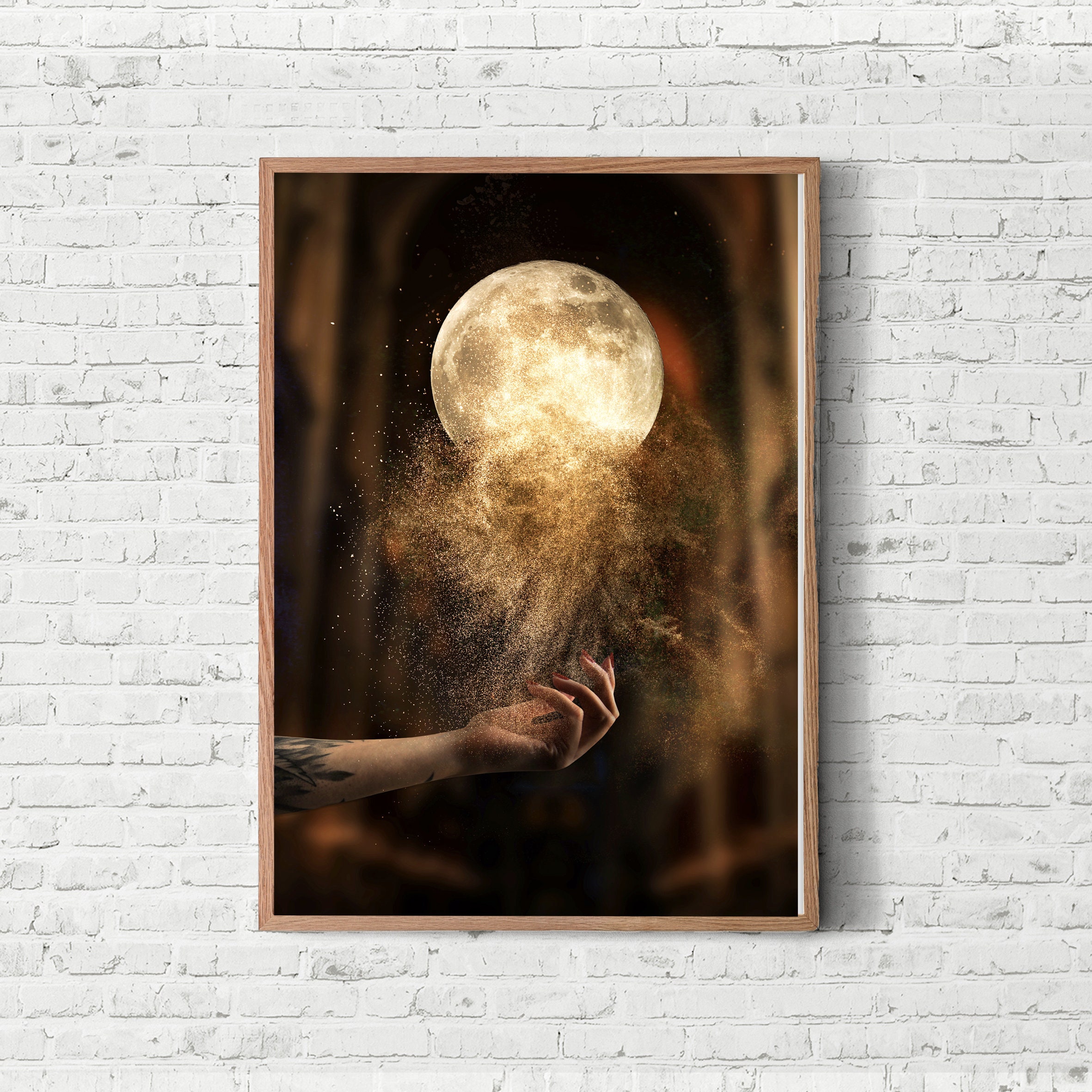 Art Print Photography Magic Wall Art Décor Anniversaire Cadeau Idée Surréaliste Art Planets Space Na