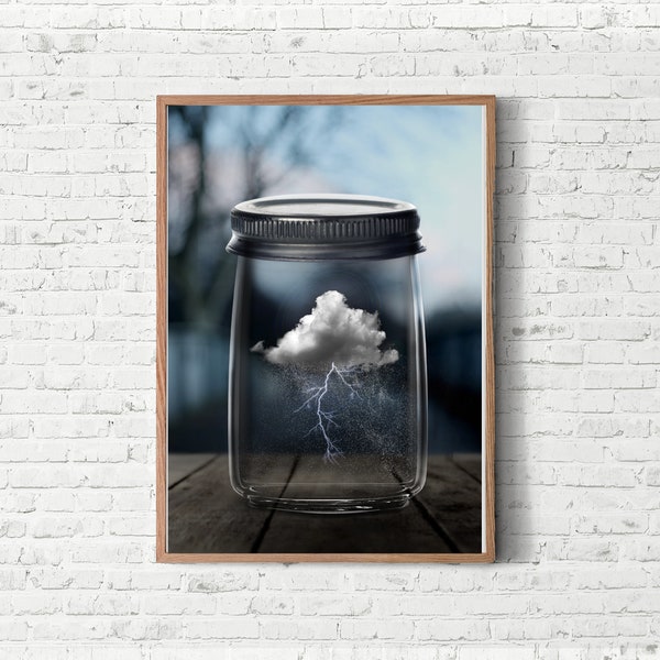 Art Print Photography Magic Wall art decor Birthday present idea Surrealism Art Planets Space Nature Art Concept