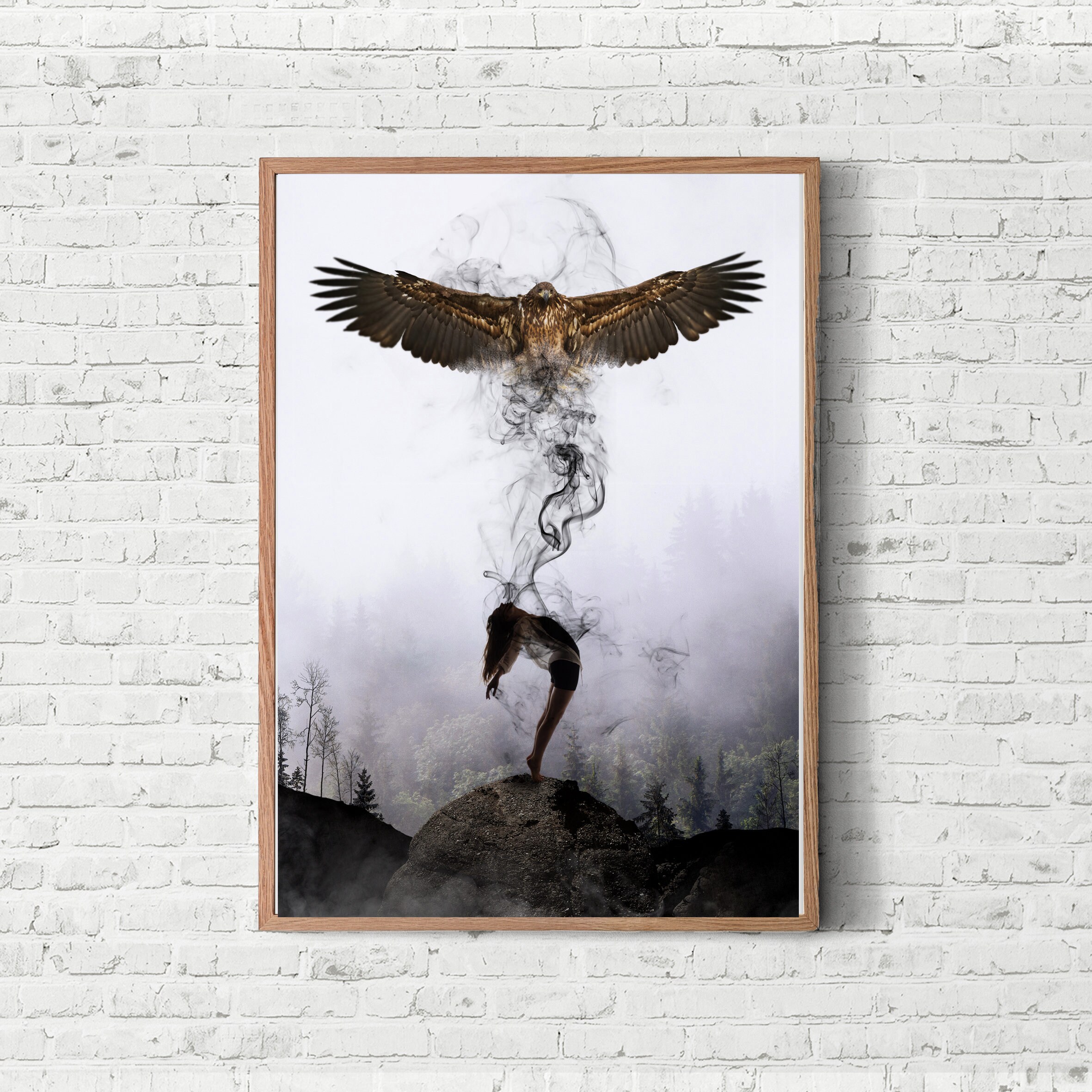 Unleashed Art Print Photography Animal Art Magic Wall Décor Anniversaire Cadeau Idée Surréaliste Pla