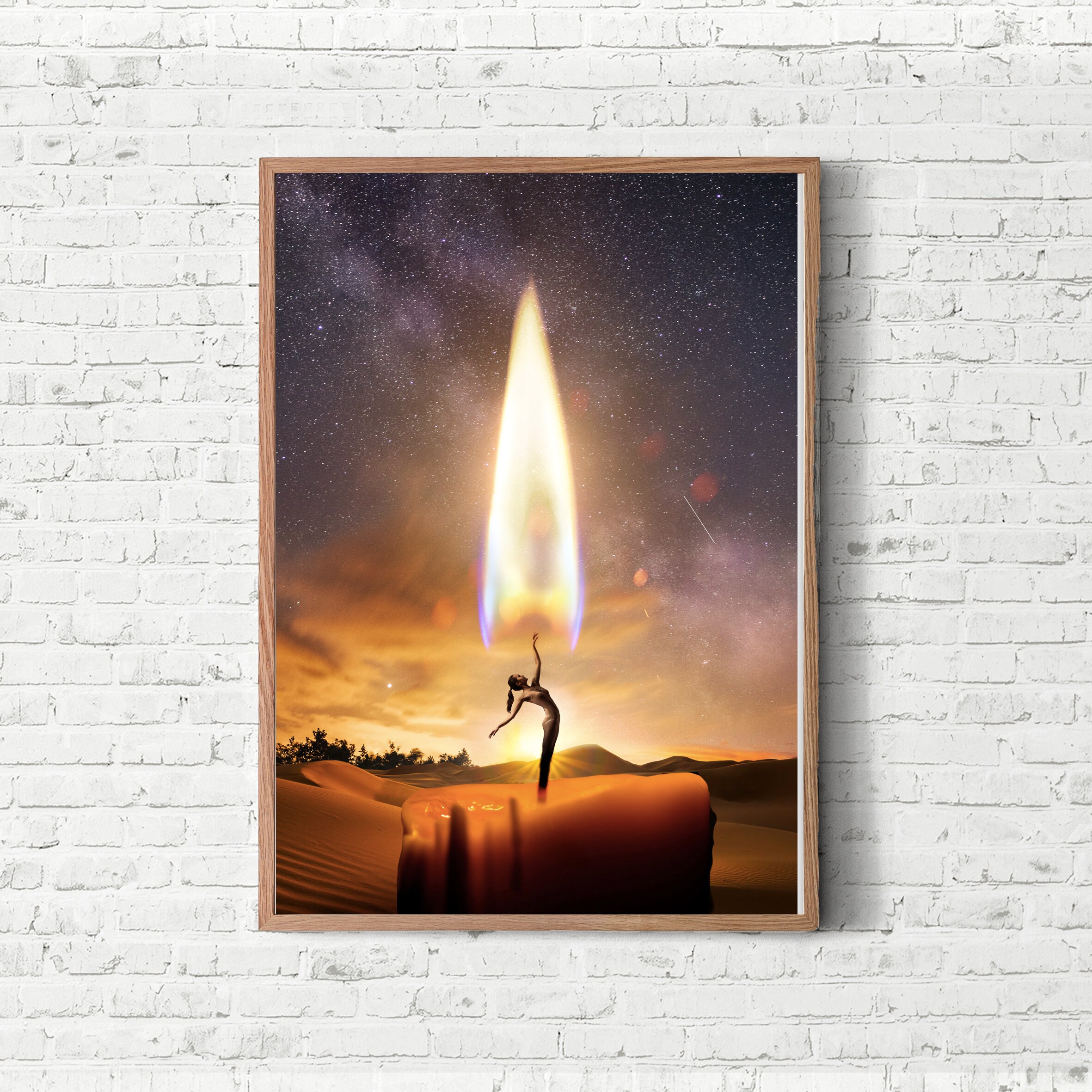 Art Print Photography Magic Wall Art Décor Anniversaire Cadeau Idée Surréaliste Art Planets Space Na