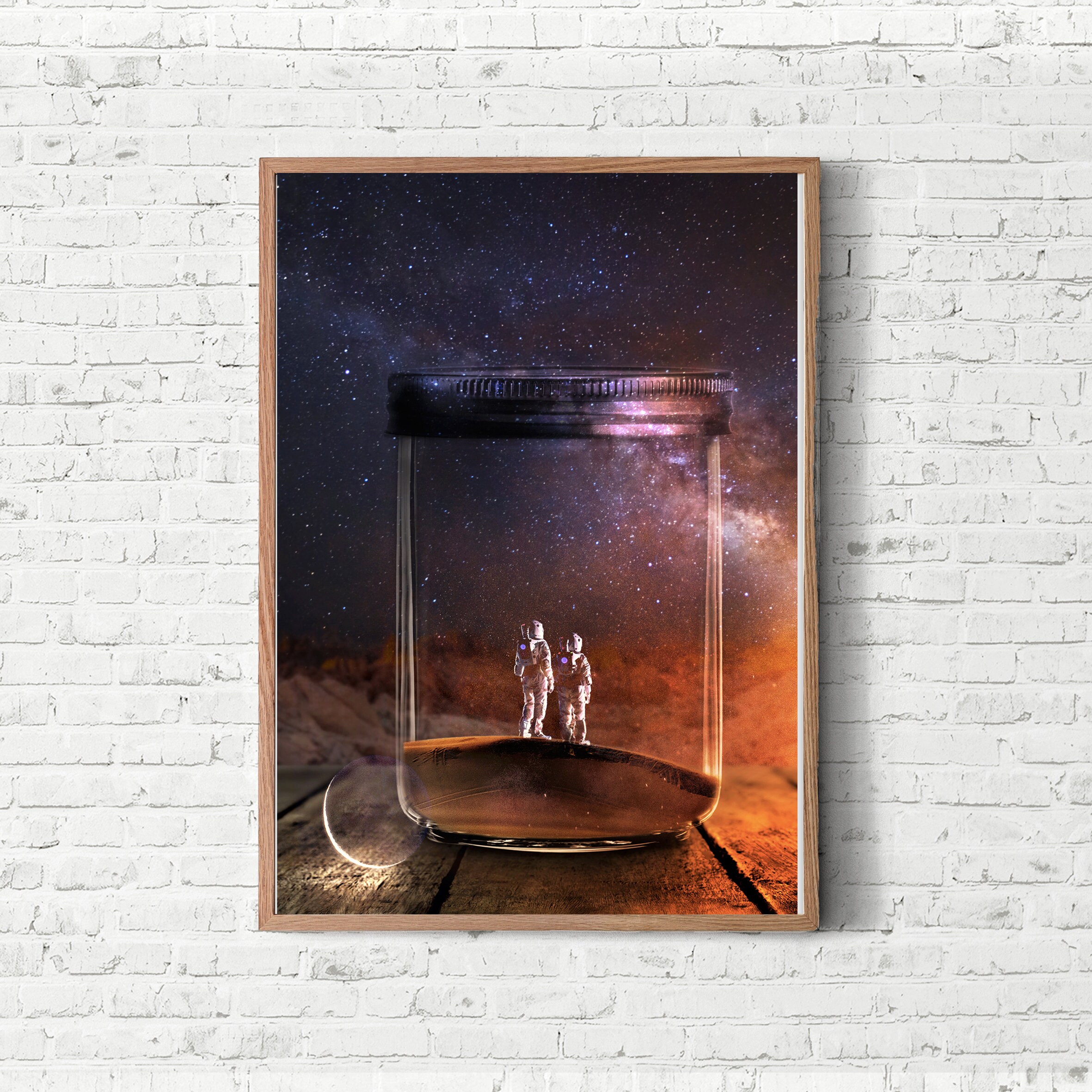 Art Print Photography Magic Wall Art Décor Anniversaire Cadeau Idée Surréaliste Art Planets Space Na