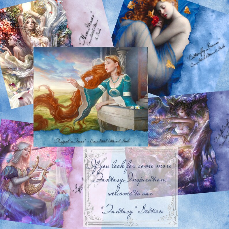 Butterfly Cross Stitch Chart Fairy Cross Stitch Pattern PDF