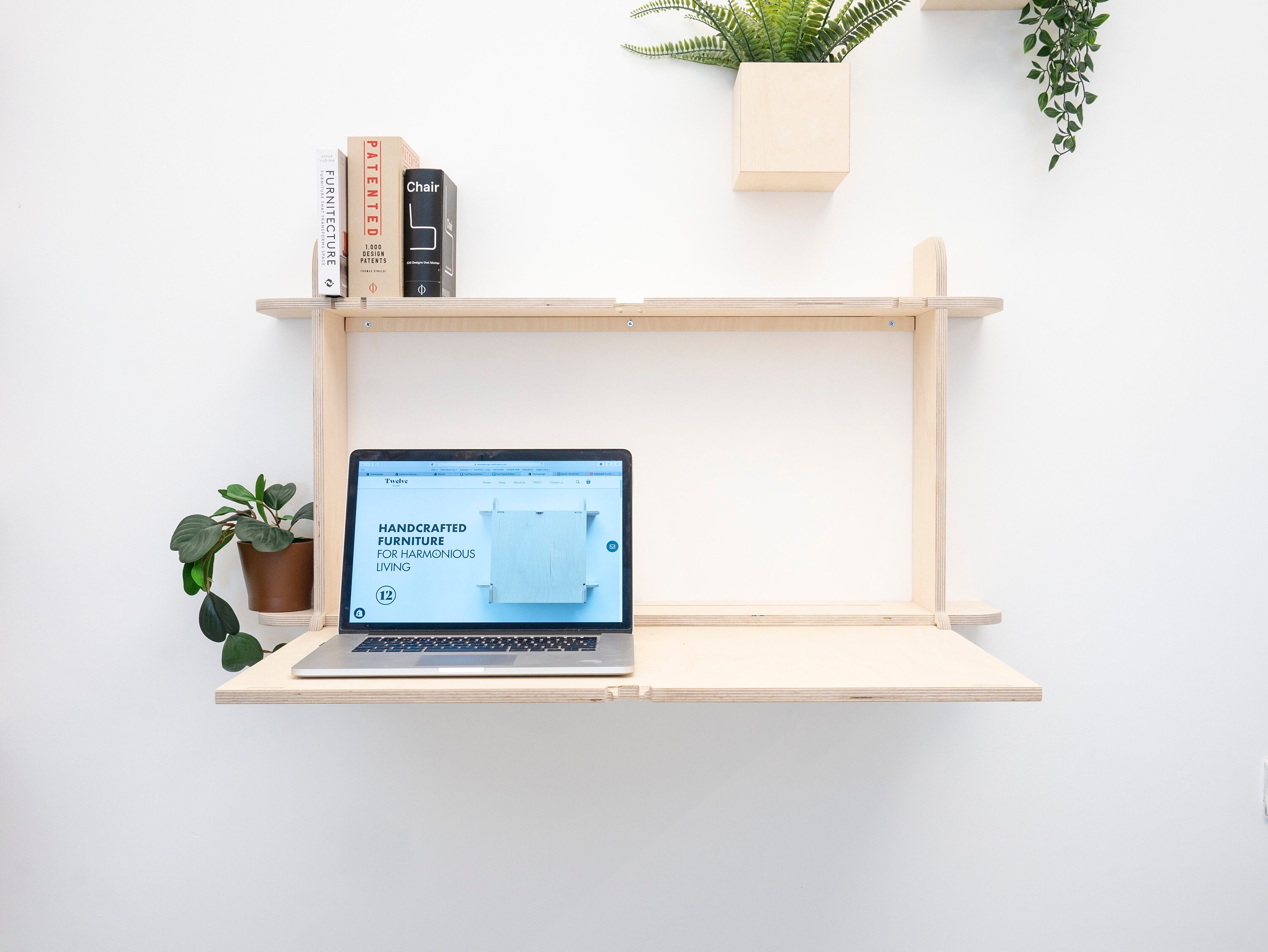 Foldii Wide Floating Fold Out Desk Etsy