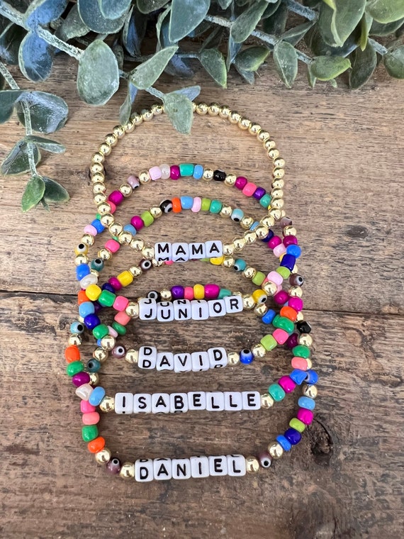 Personalized mother's hotsell day bracelets