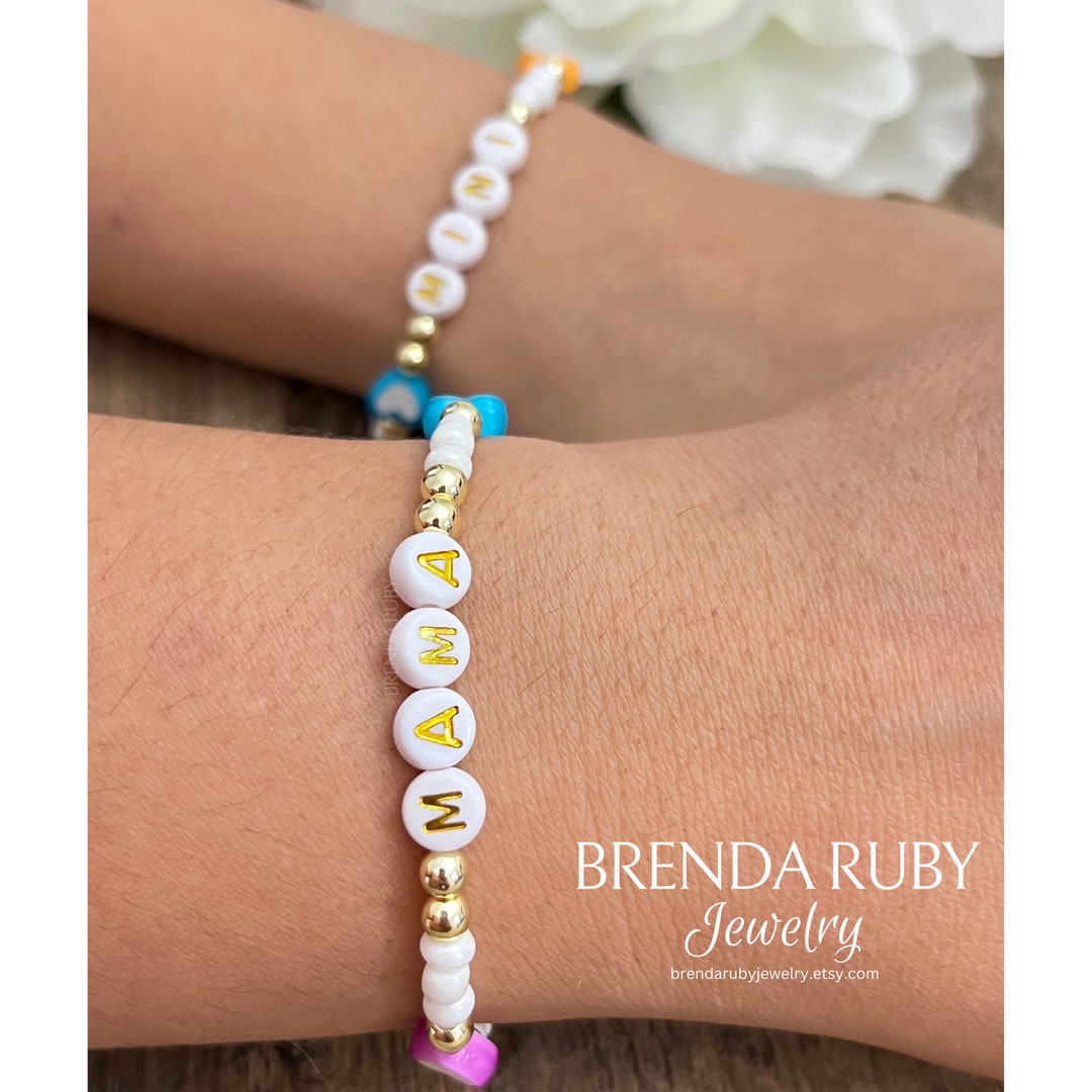 MAMA and ME Bracelets Stacks for Mom, Daughters and Sons, Mom Sets for ...
