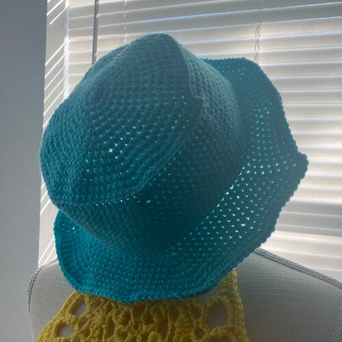 Granny Square Bucket Hat Crochet Pattern Crochet Bucket Hat Etsy