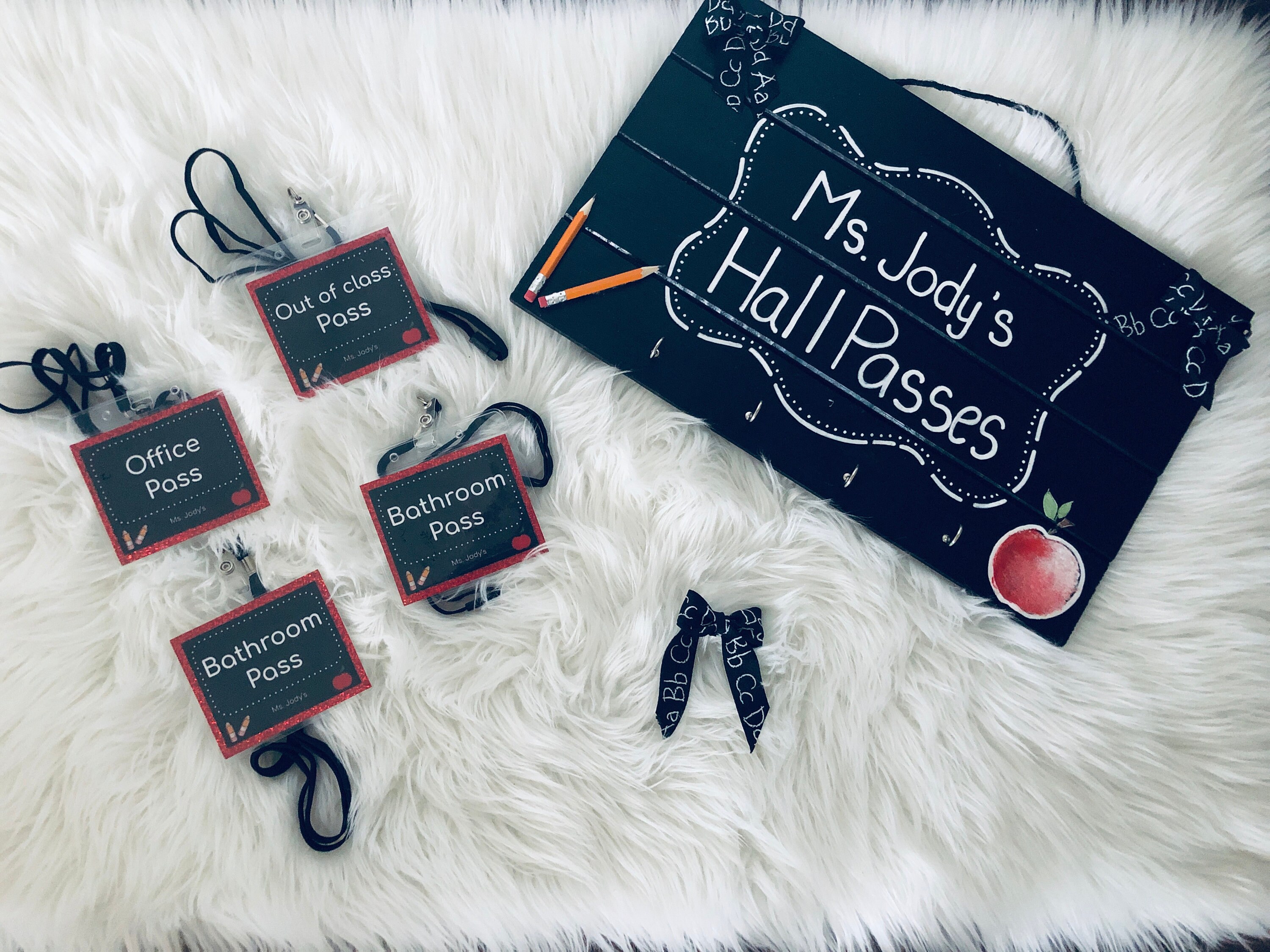 Classroom Hall Pass-personalized - Hall Passes - Teacher Hall Pass ...