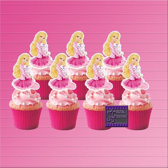 barbie cupcake