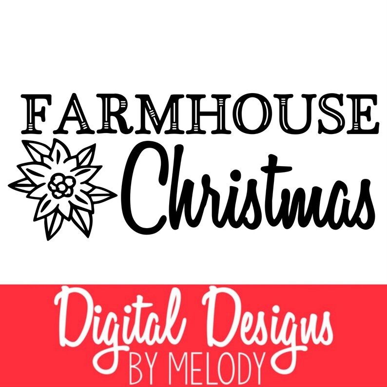 Download Farmhouse Christmas Svg File Christmas Cut File Etsy PSD Mockup Templates