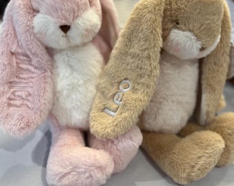 Conejito de peluche personalizado de orejas caídas