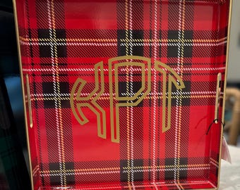 Bandeja decorativa de cuadros personalizada