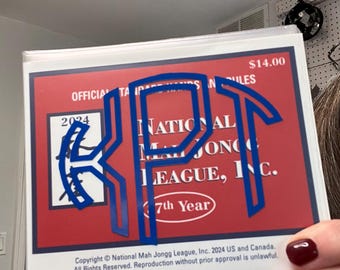 Funda personalizada para cartas de Mahjong